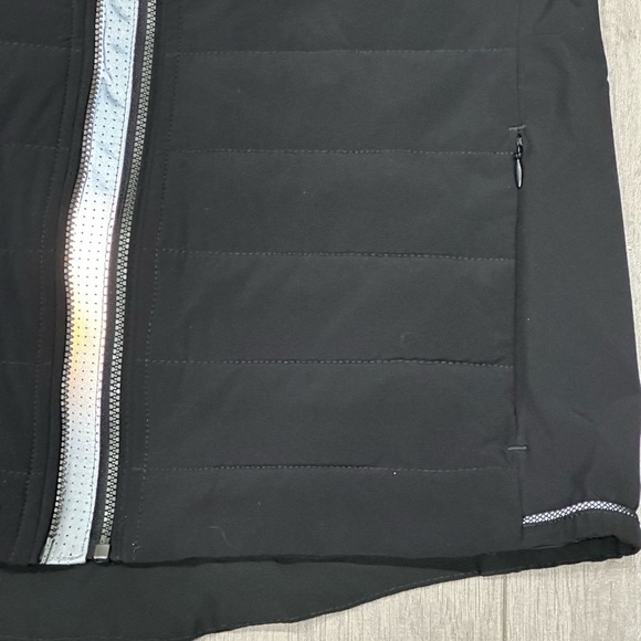 Women’s Tangerine Small 4 - 6 Vest Jacket Coat Black Sleeveless Packable Stretch - Picture 7 of 10